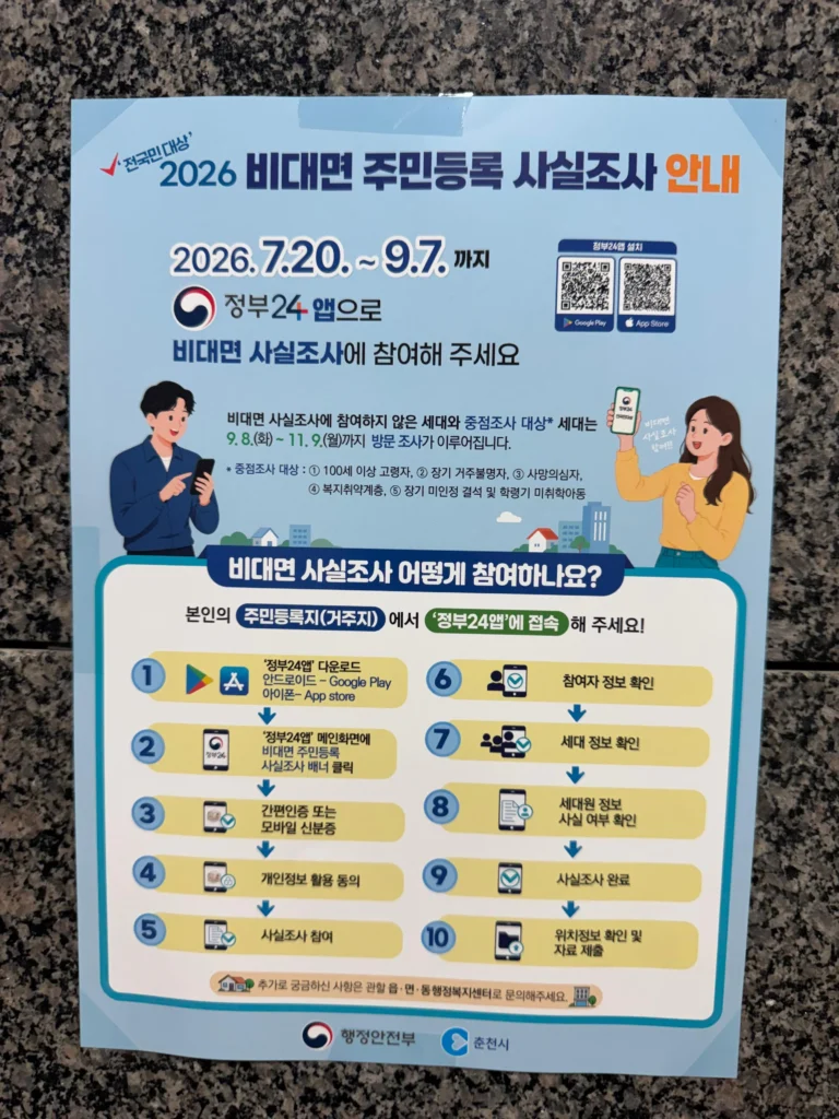 2026 비대면 사실조사 한명만 해도 될까? 한명만 신청 시 주의사항, 세대주, 세대원 참여 방법(+주민등록 사실조사 비대면, 정부24 사실조사, 주민등록 사실조사 기간)
