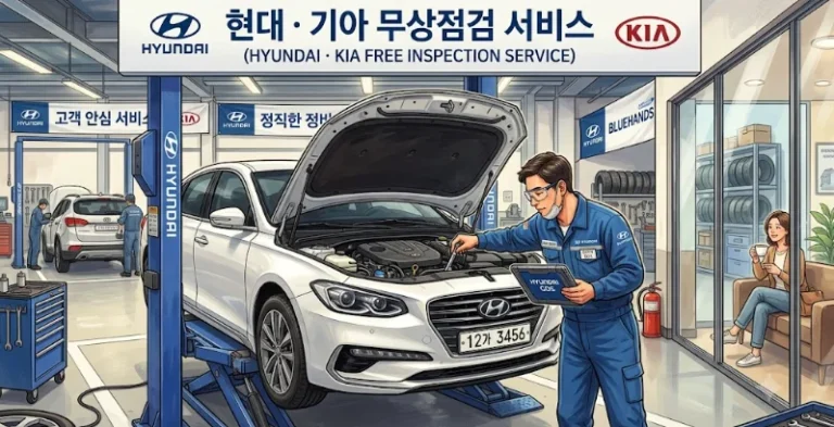 2026 현대 기아 무상점검 서비스 100% 활용법, 항목 및 신청 필수 팁
