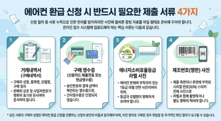 2026 에어컨 환급 신청 방법 총정리, 으뜸효율 가전제품 환급 10% 지원금 최대 30만원!!