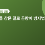 창문 결로 곰팡이 방지법 - 겨울철 창문 결로 곰팡이 방지법, 난방 시작 전 확인하세요